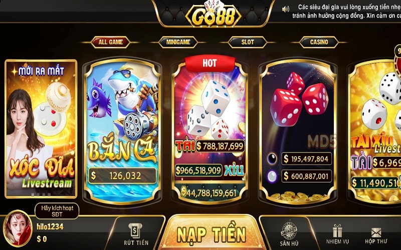 Ưu điểm khi chơi game bài đổi thưởng tại Go88