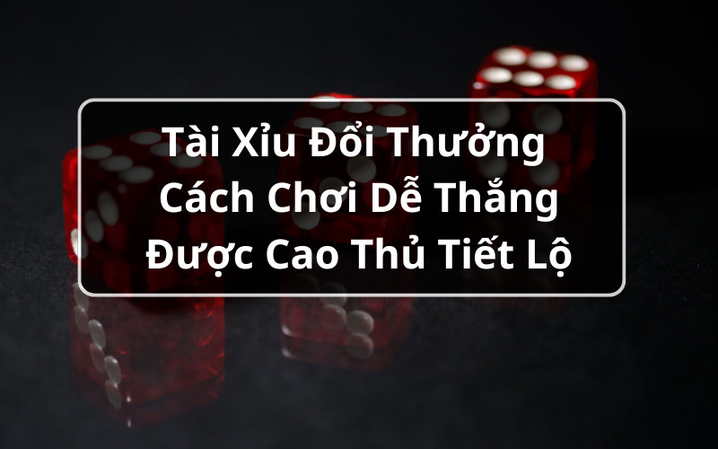 Hướng dẫn chơi tài xỉu đổi thưởng